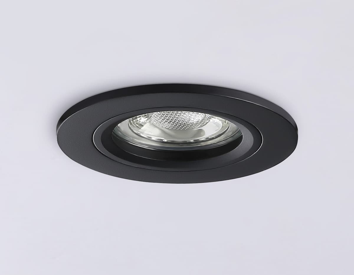 Светильник встраиваемый TN102451 BK черный GU5.3 D85*28 Ambrella Light 10