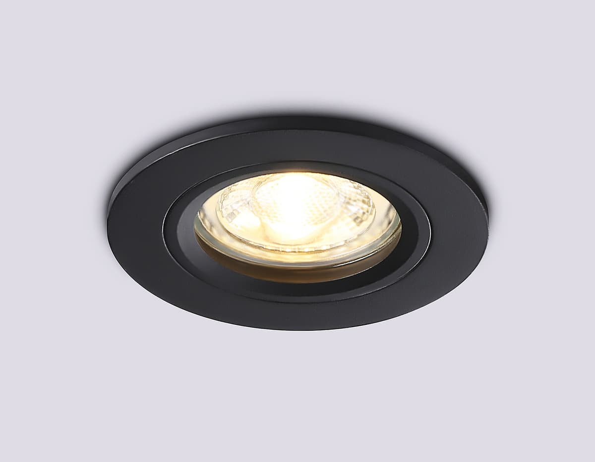 Светильник встраиваемый TN102451 BK черный GU5.3 D85*28 Ambrella Light 8