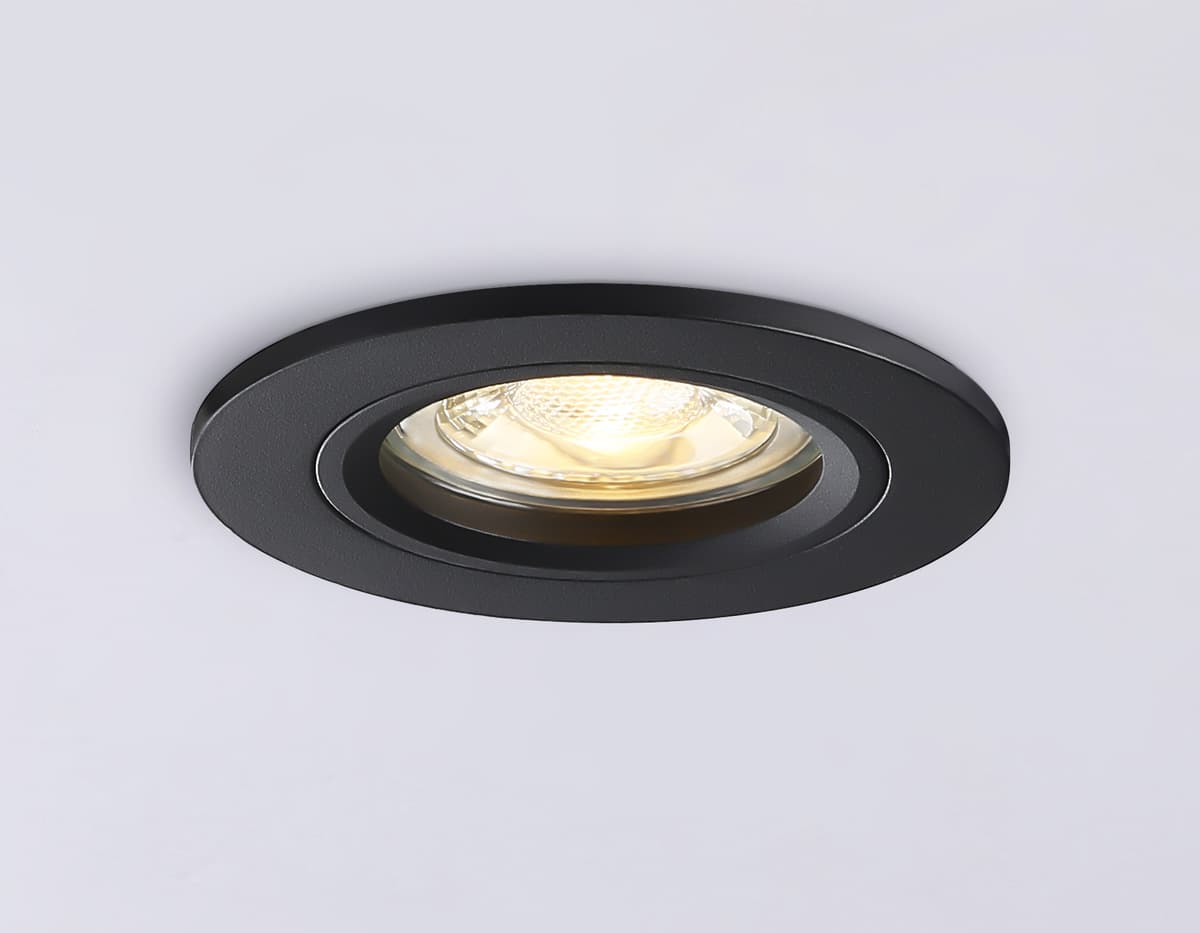 Светильник встраиваемый TN102451 BK черный GU5.3 D85*28 Ambrella Light 9