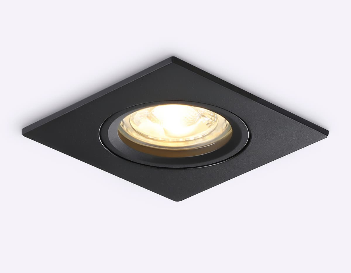 Светильник встраиваемый TN102456 BK черный GU5.3 85*85*28 Ambrella Light 8