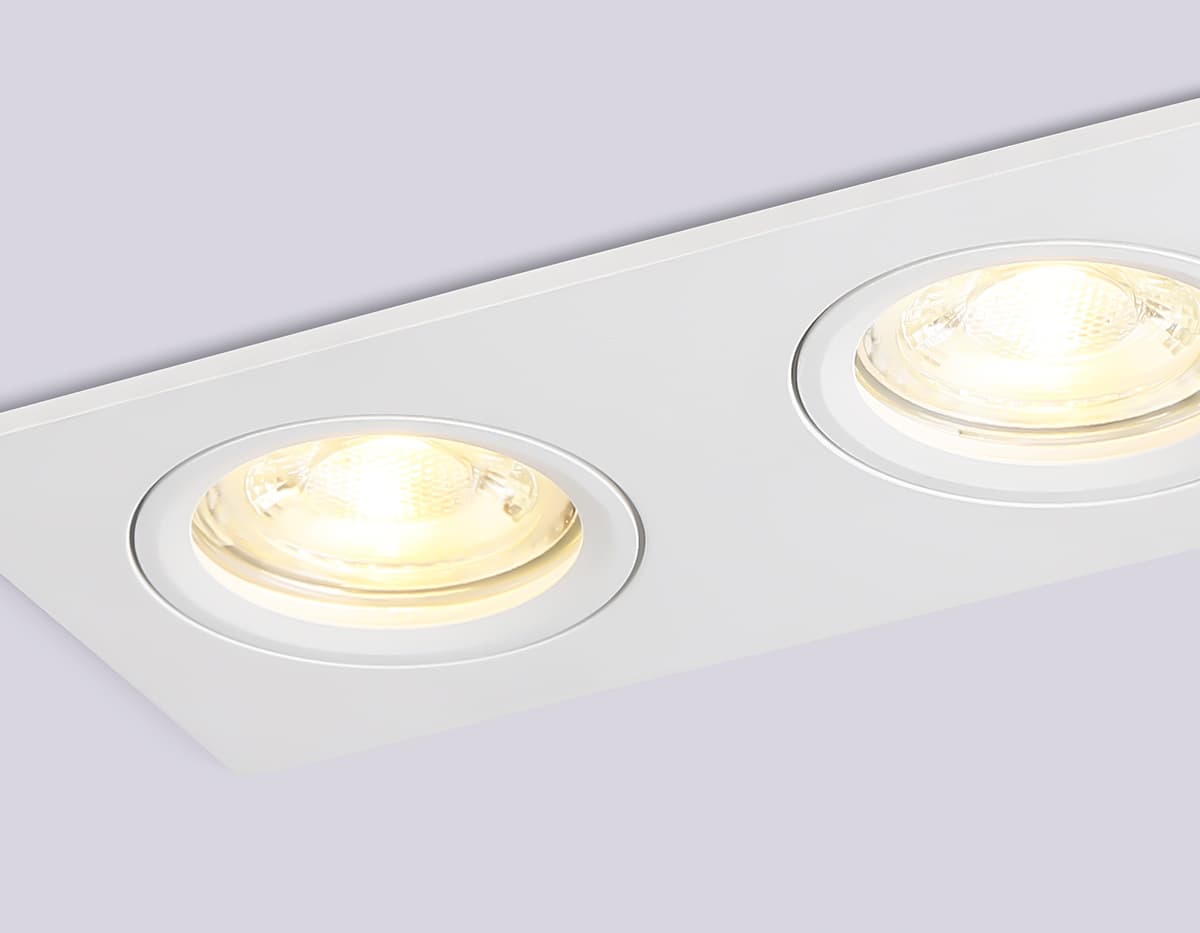 Светильник встраиваемый TN102460/2 WH белый GU5.3 160*81*28 Ambrella Light 7