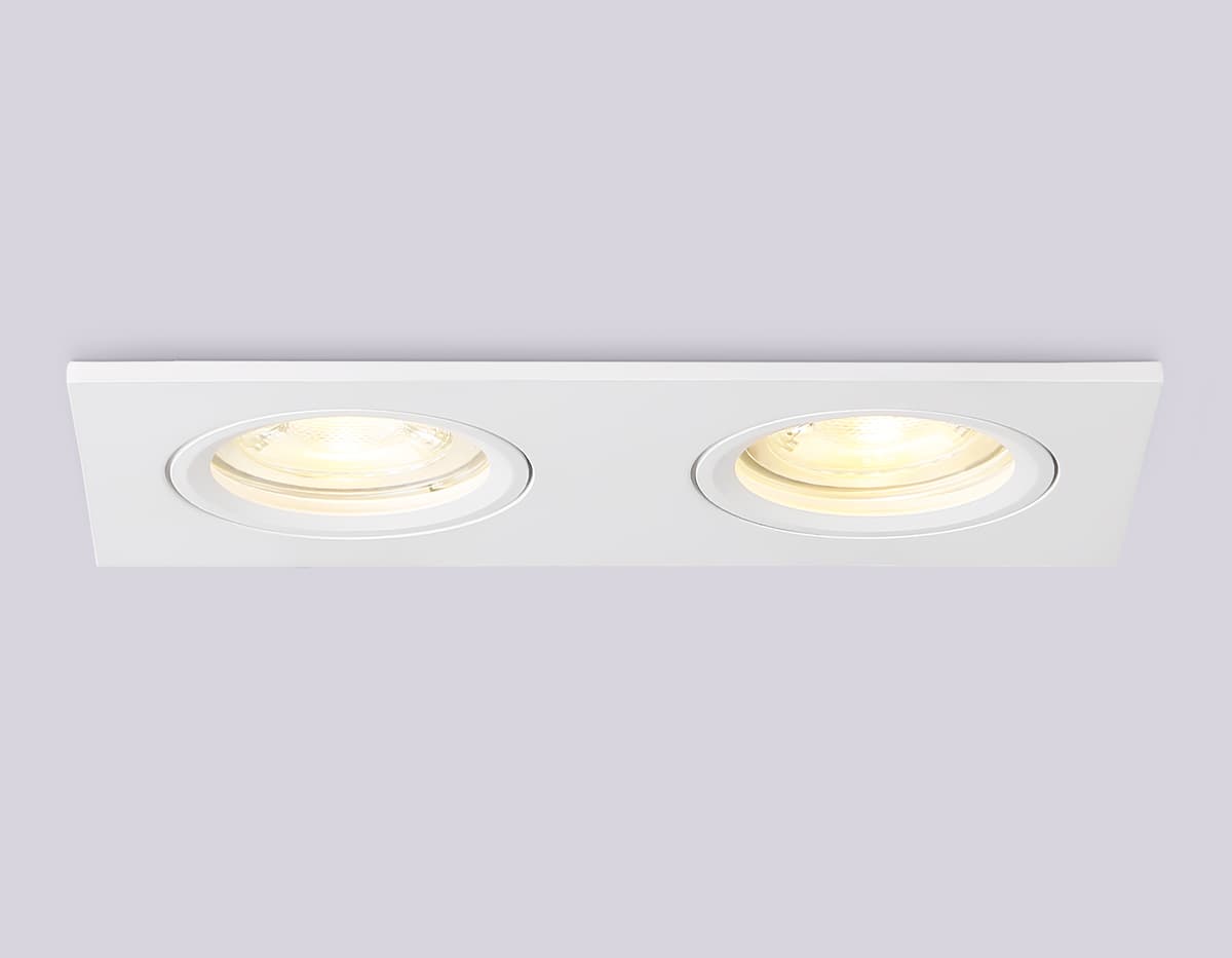Светильник встраиваемый TN102460/2 WH белый GU5.3 160*81*28 Ambrella Light 9