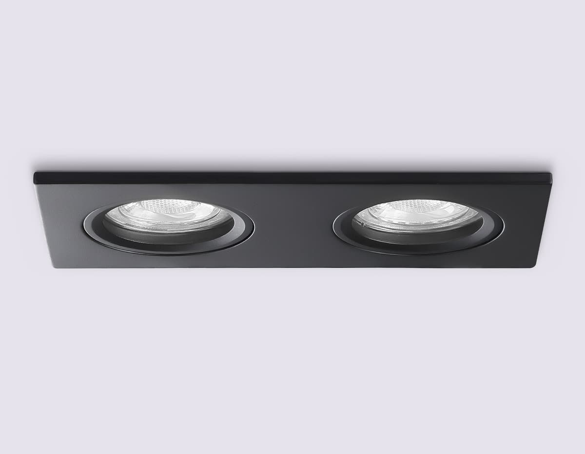 Светильник встраиваемый TN102461/2 BK черный GU5.3 160*81*28 Ambrella Light 10