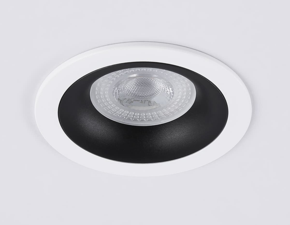 Светильник встраиваемый TN102722 WH/BK белый/черный GU5.3 92*92*23 Ambrella Light 13