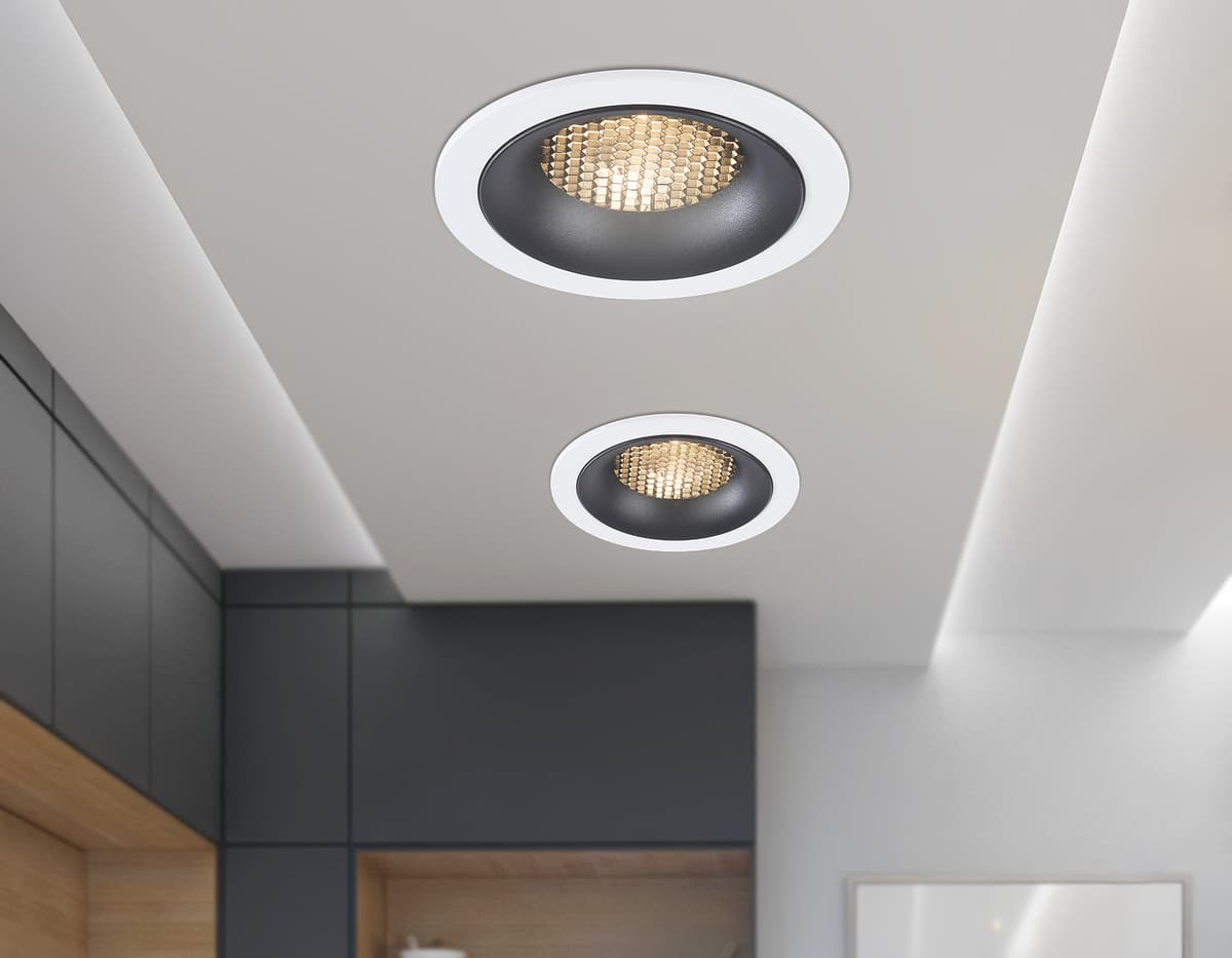 Светильник встраиваемый TN102722 WH/BK белый/черный GU5.3 92*92*23 Ambrella Light 16