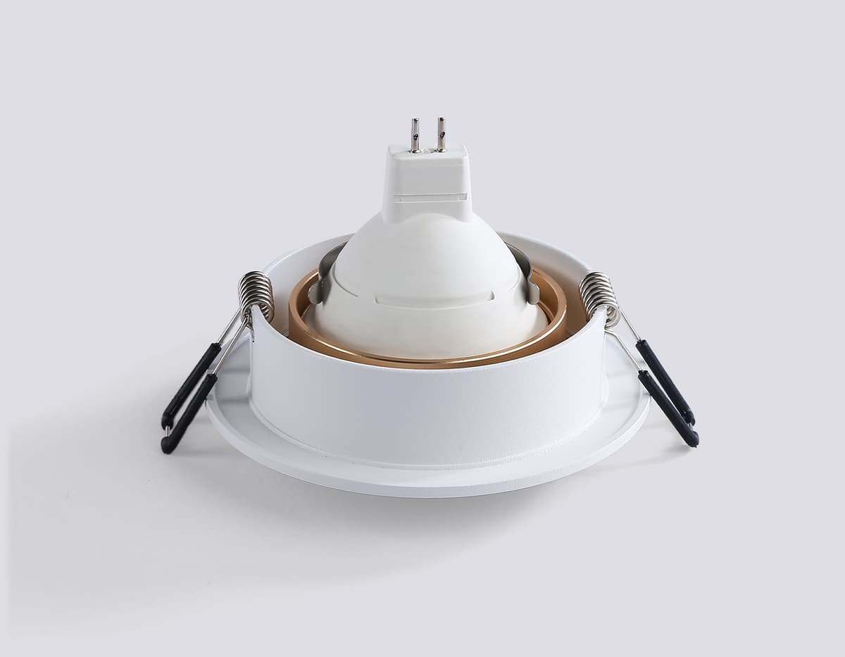 Светильник встраиваемый TN102723 WH/GD белый/золото GU5.3 92*92*23 Ambrella Light 14