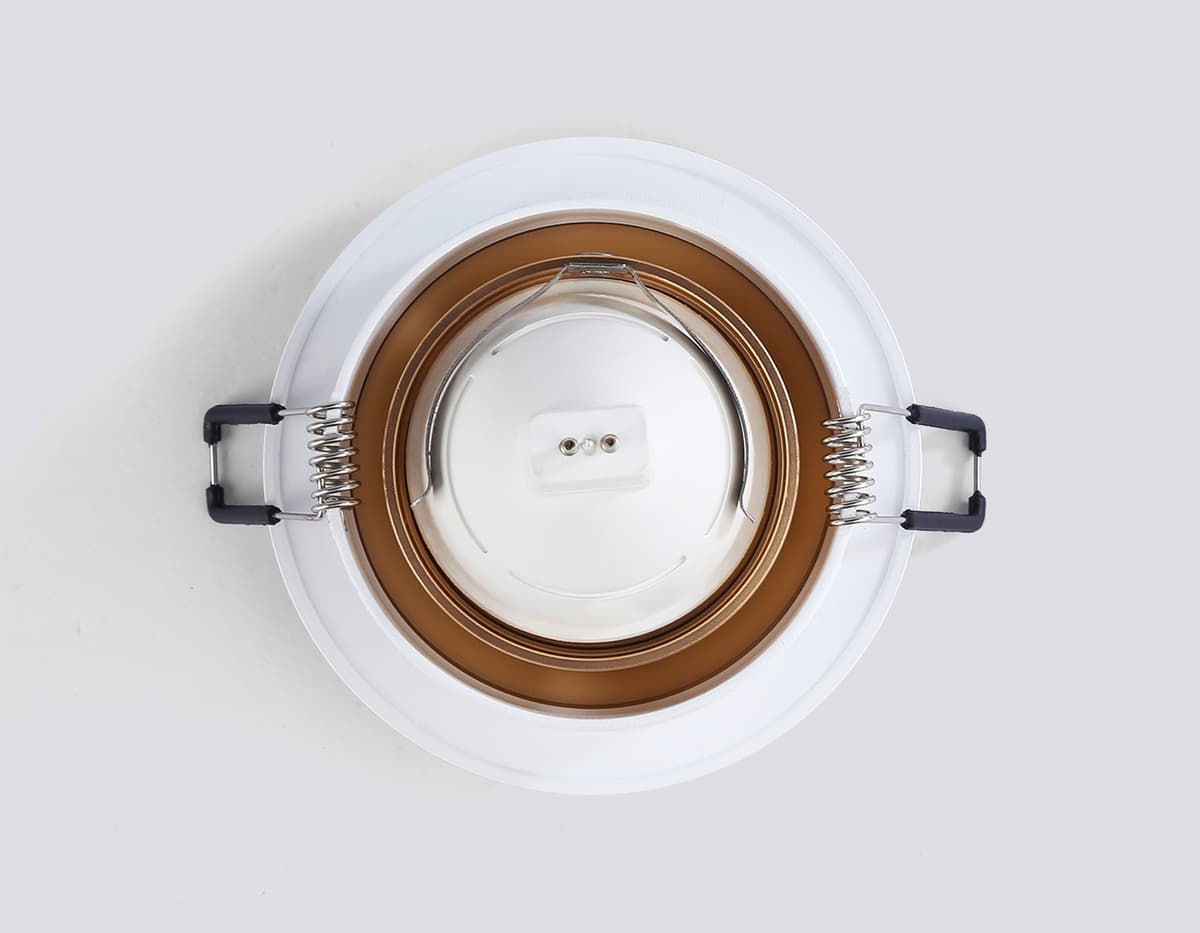 Светильник встраиваемый TN102723 WH/GD белый/золото GU5.3 92*92*23 Ambrella Light 15