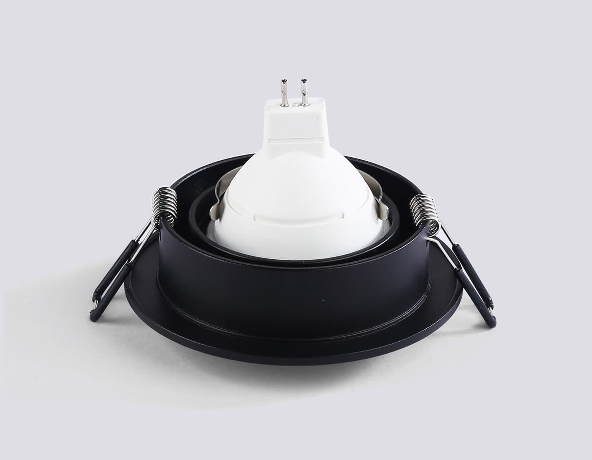 Светильник встраиваемый TN102724 BK черный GU5.3 92*92*23 Ambrella Light 14