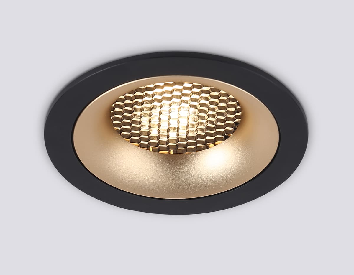 Светильник встраиваемый TN102725 BK/GD черный/золото GU5.3 92*92*23 Ambrella Light 10