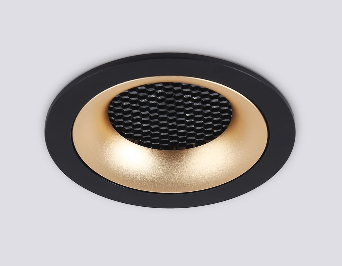 Светильник встраиваемый TN102725 BK/GD черный/золото GU5.3 92*92*23 Ambrella Light 11