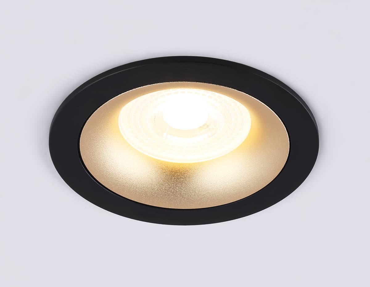 Светильник встраиваемый TN102725 BK/GD черный/золото GU5.3 92*92*23 Ambrella Light 12