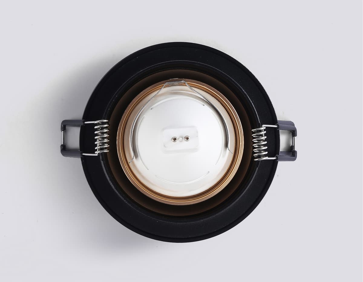 Светильник встраиваемый TN102725 BK/GD черный/золото GU5.3 92*92*23 Ambrella Light 15