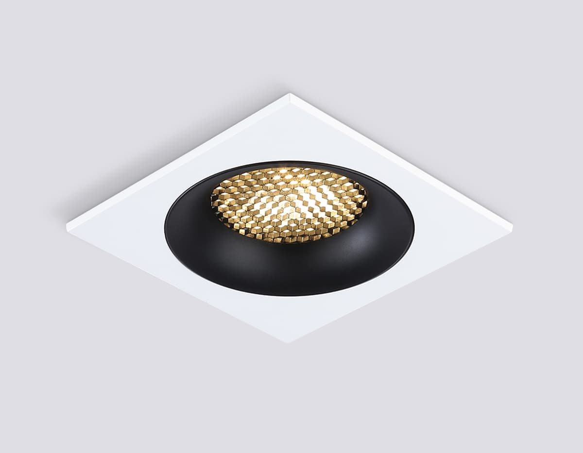 Светильник встраиваемый TN102727 WH/BK белый/черный GU5.3 92*92*23 Ambrella Light 10