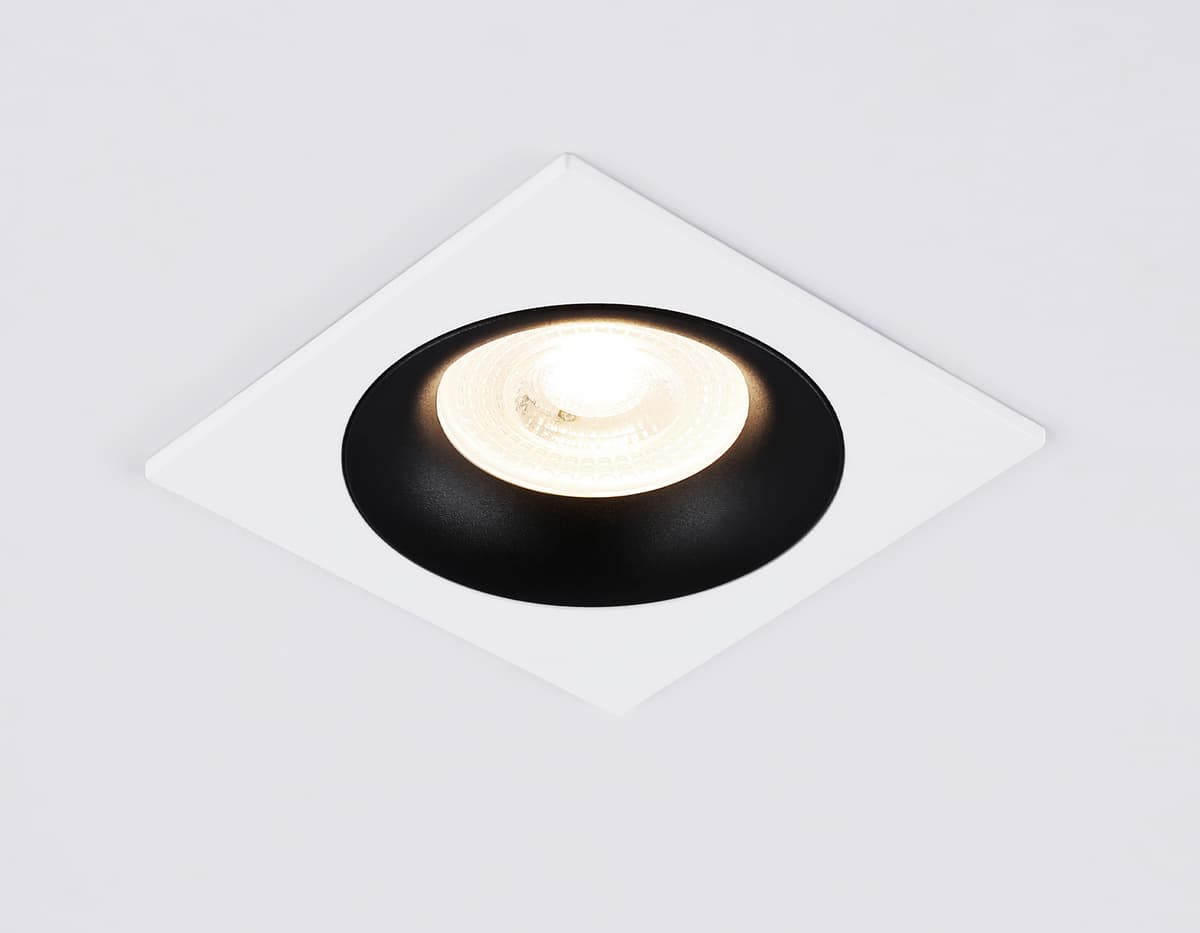 Светильник встраиваемый TN102727 WH/BK белый/черный GU5.3 92*92*23 Ambrella Light 12