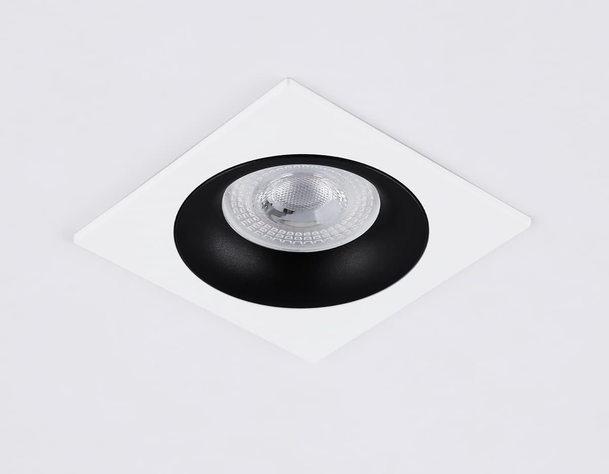 Светильник встраиваемый TN102727 WH/BK белый/черный GU5.3 92*92*23 Ambrella Light 13