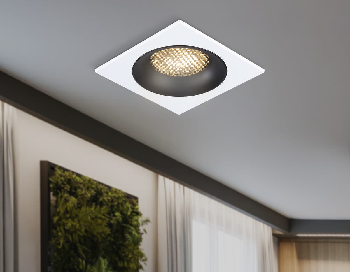 Светильник встраиваемый TN102727 WH/BK белый/черный GU5.3 92*92*23 Ambrella Light 16