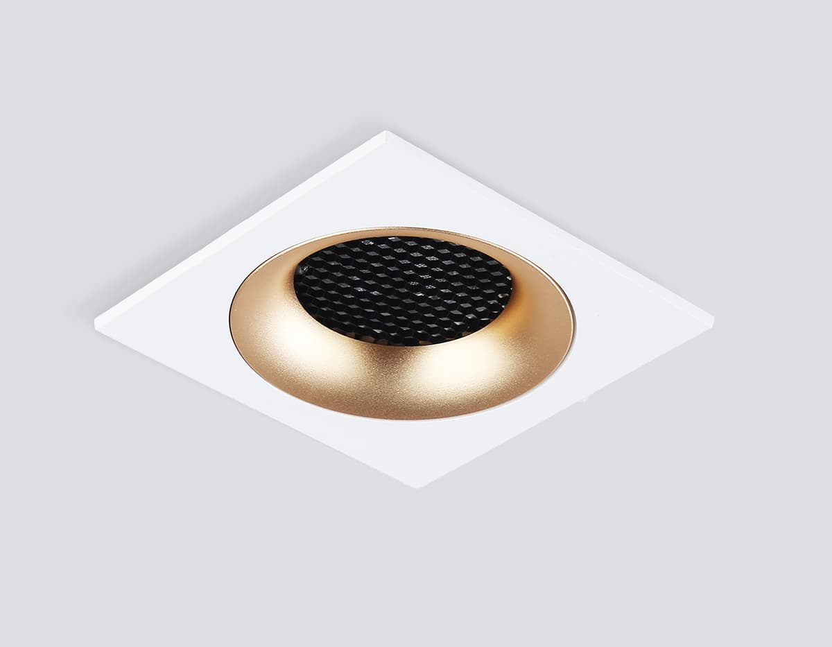 Светильник встраиваемый TN102728 WH/GD белый/золото GU5.3 92*92*23 Ambrella Light 10