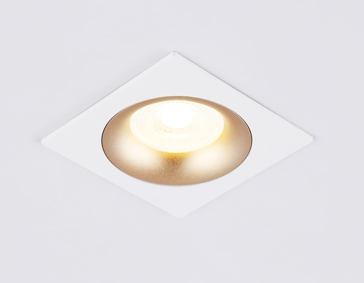 Светильник встраиваемый TN102728 WH/GD белый/золото GU5.3 92*92*23 Ambrella Light 11