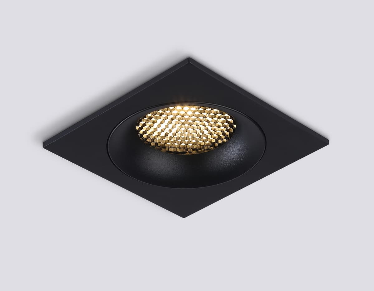 Светильник встраиваемый TN102729 BK черный GU5.3 92*92*23 Ambrella Light 10