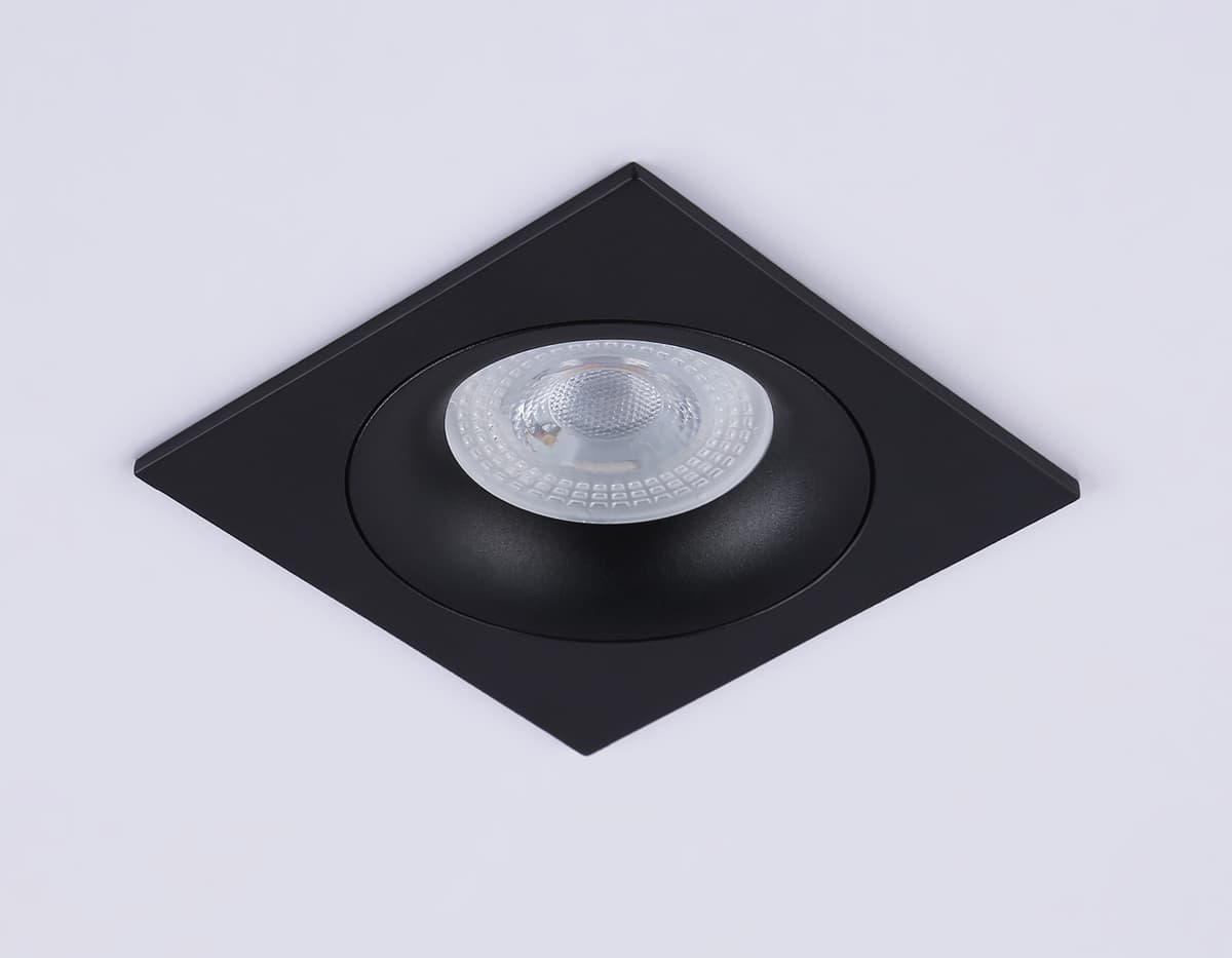Светильник встраиваемый TN102729 BK черный GU5.3 92*92*23 Ambrella Light 13