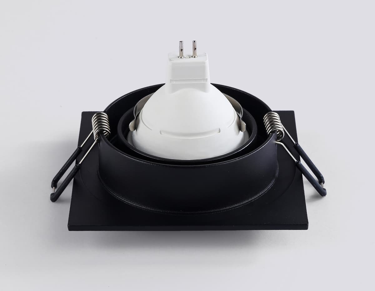 Светильник встраиваемый TN102729 BK черный GU5.3 92*92*23 Ambrella Light 14