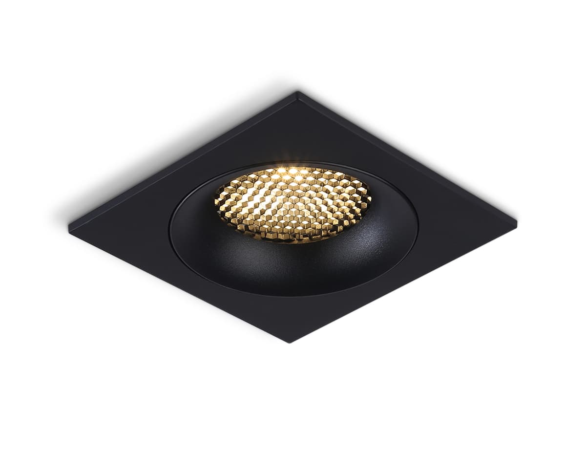 Светильник встраиваемый TN102729 BK черный GU5.3 92*92*23 Ambrella Light 9