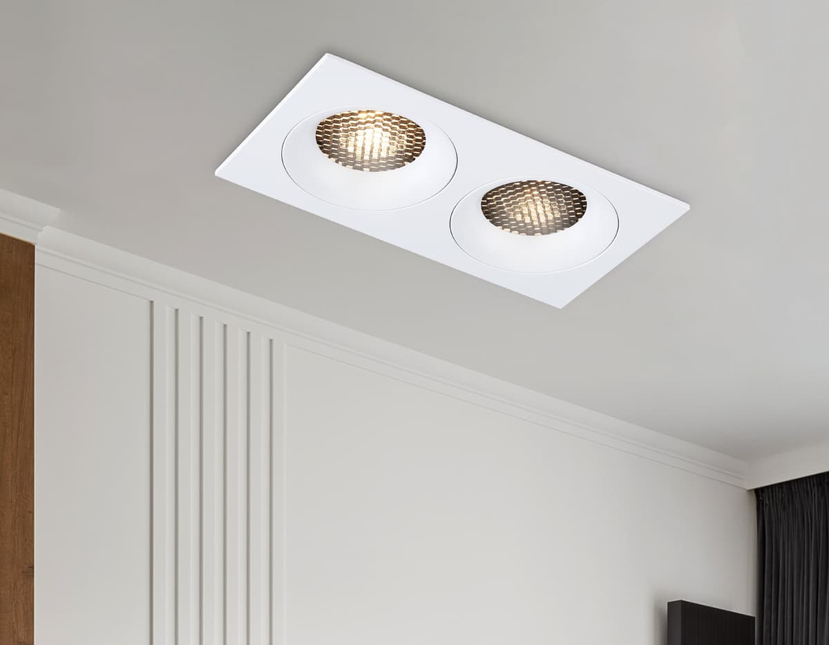 Светильник встраиваемый TN102731/2 WH белый GU5.3 175*92*23 Ambrella Light 15