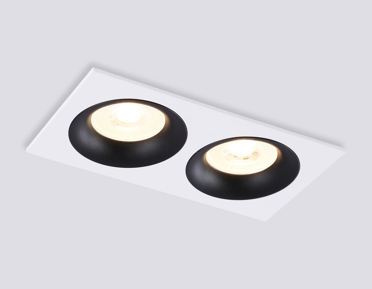 Светильник встраиваемый TN102732/2 WH/BK белый/черный GU5.3 175*92*23 Ambrella Light 15