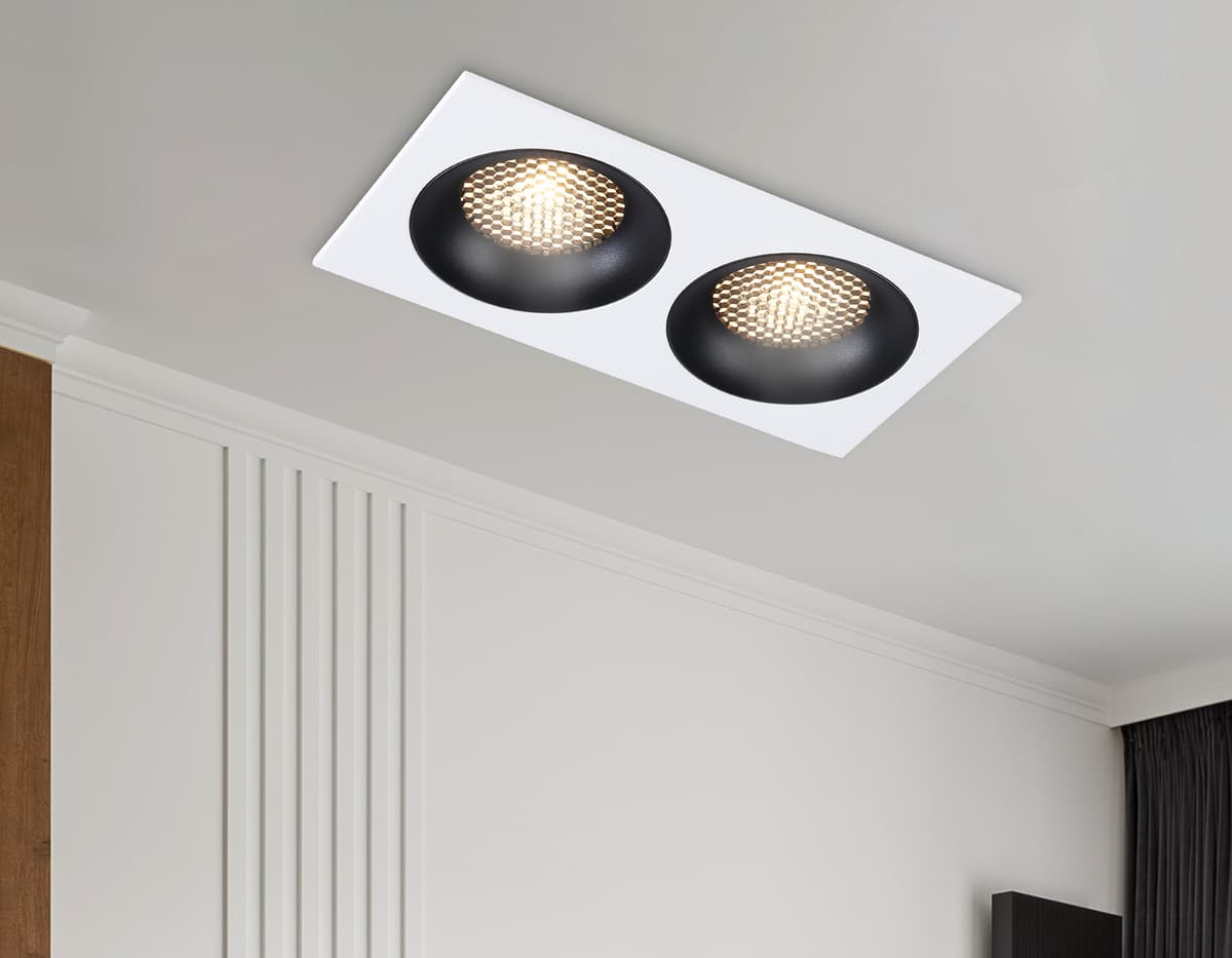 Светильник встраиваемый TN102732/2 WH/BK белый/черный GU5.3 175*92*23 Ambrella Light 16