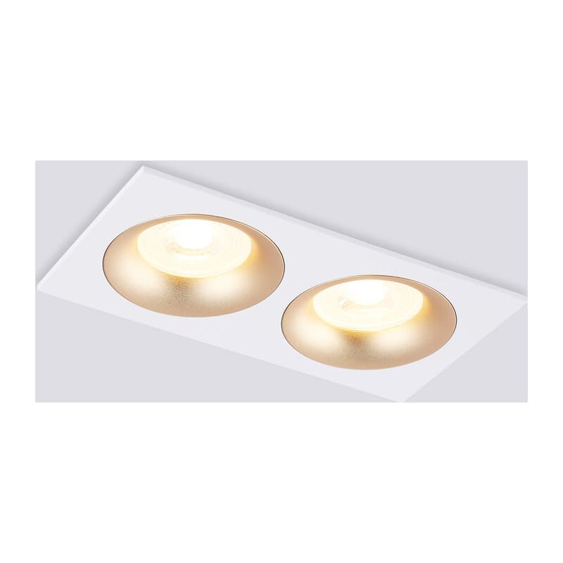 Светильник встраиваемый TN102733/2 WH/GD белый/золото GU5.3 175*92*23 Ambrella Light 11