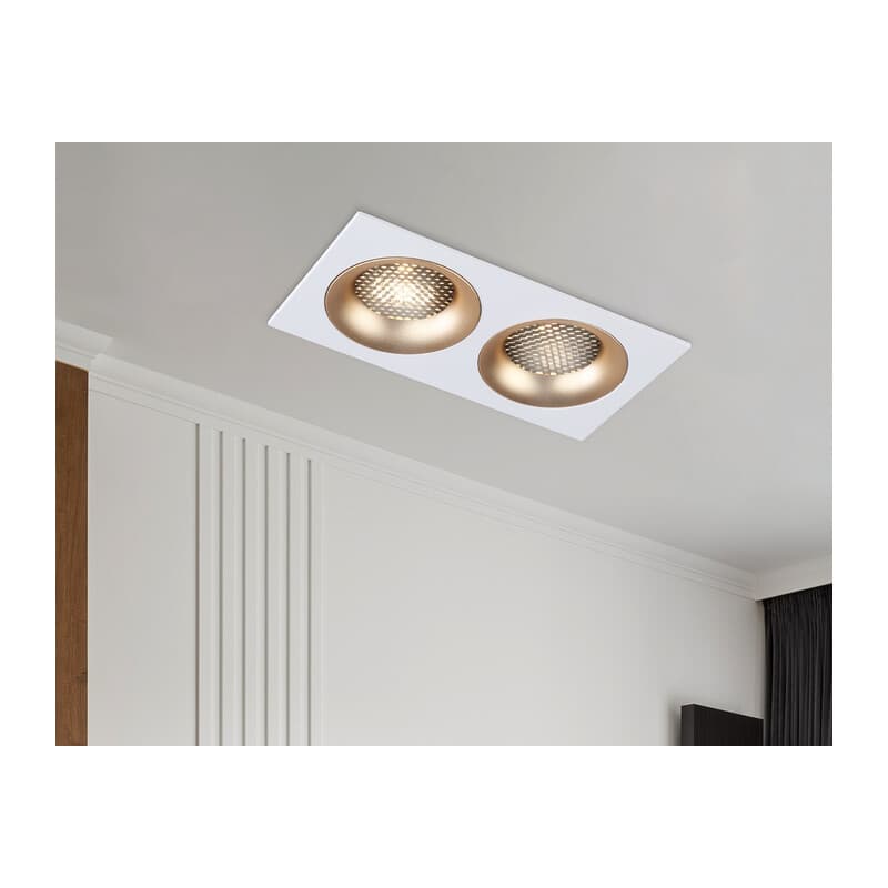 Светильник встраиваемый TN102733/2 WH/GD белый/золото GU5.3 175*92*23 Ambrella Light 12