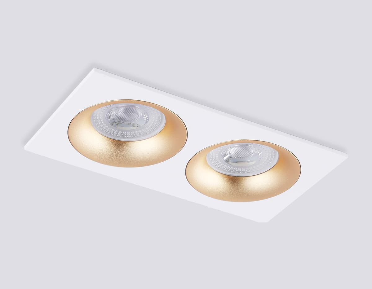 Светильник встраиваемый TN102733/2 WH/GD белый/золото GU5.3 175*92*23 Ambrella Light 18