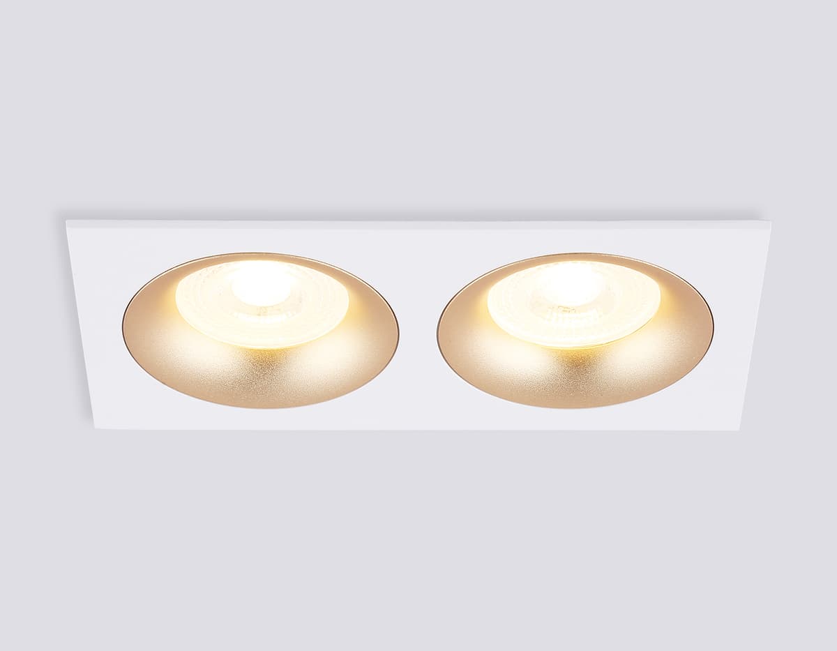 Светильник встраиваемый TN102733/2 WH/GD белый/золото GU5.3 175*92*23 Ambrella Light 20