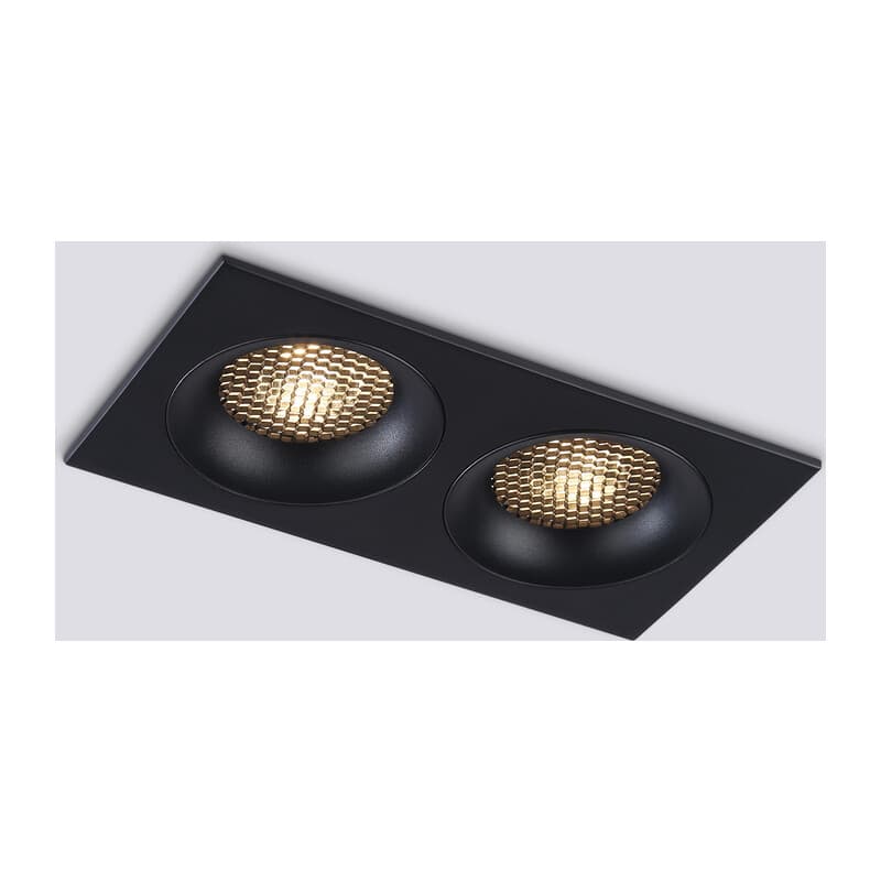 Светильник встраиваемый TN102734/2 BK черный GU5.3 175*92*23 Ambrella Light 10