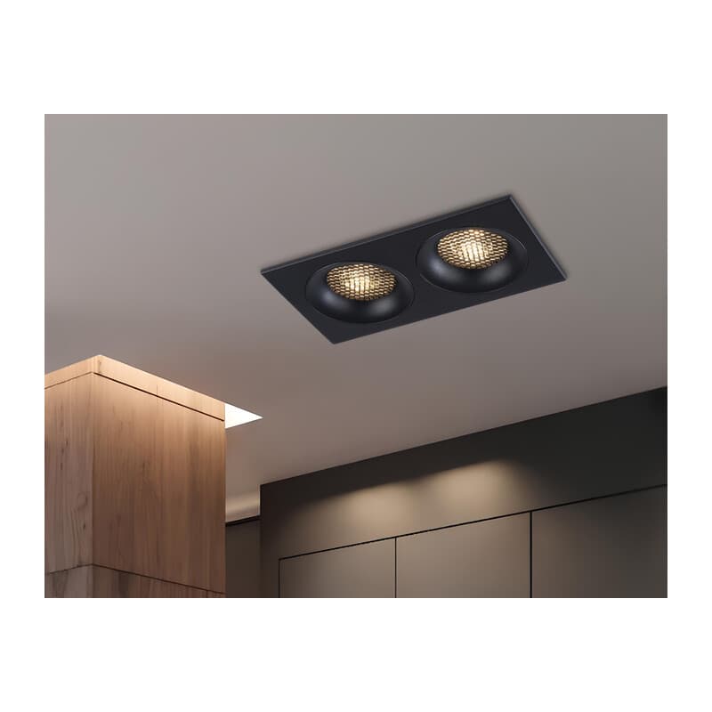 Светильник встраиваемый TN102734/2 BK черный GU5.3 175*92*23 Ambrella Light 12