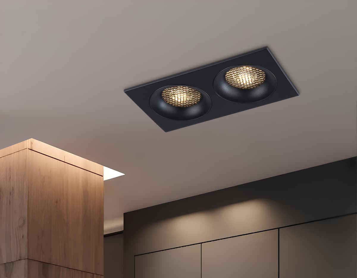 Светильник встраиваемый TN102734/2 BK черный GU5.3 175*92*23 Ambrella Light 16