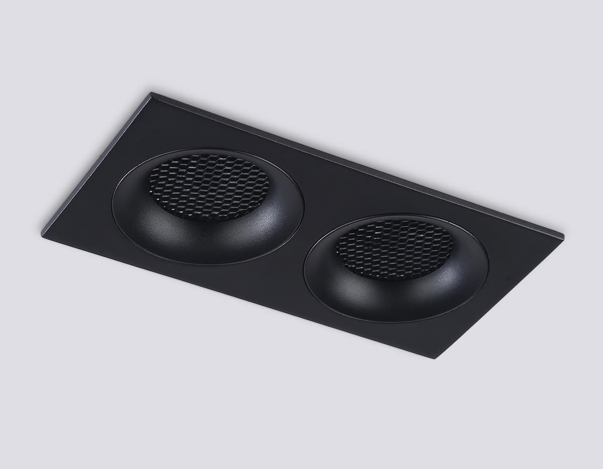 Светильник встраиваемый TN102734/2 BK черный GU5.3 175*92*23 Ambrella Light 17