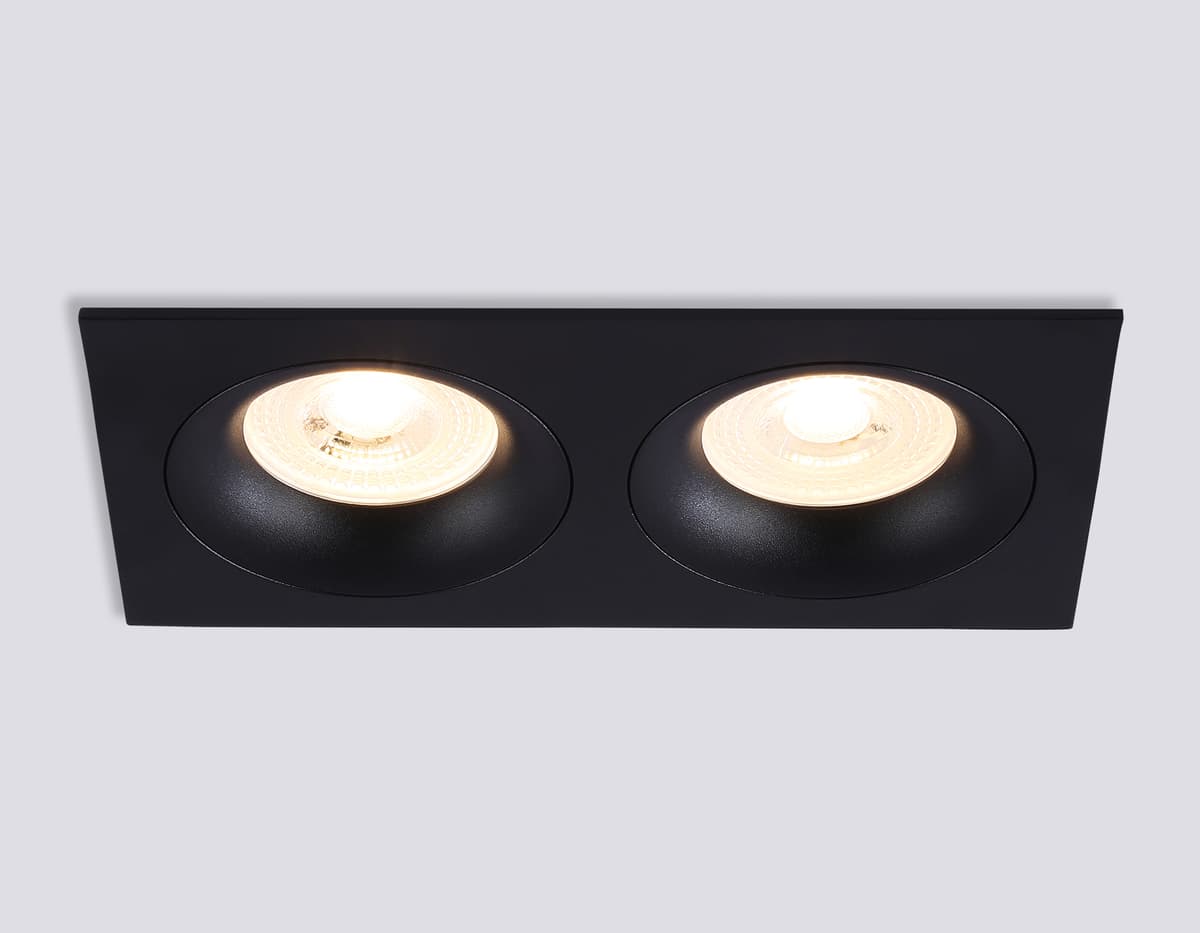 Светильник встраиваемый TN102734/2 BK черный GU5.3 175*92*23 Ambrella Light 20