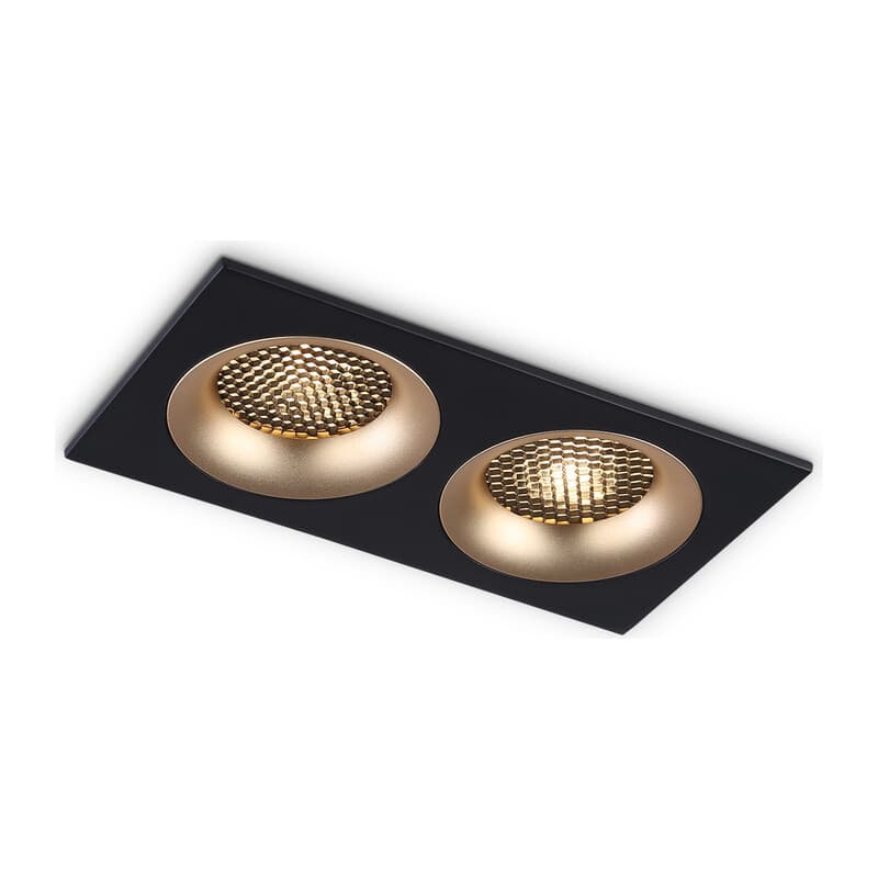 Светильник встраиваемый TN102735/2 BK/GD черный/золото GU5.3 175*92*23 Ambrella Light 9