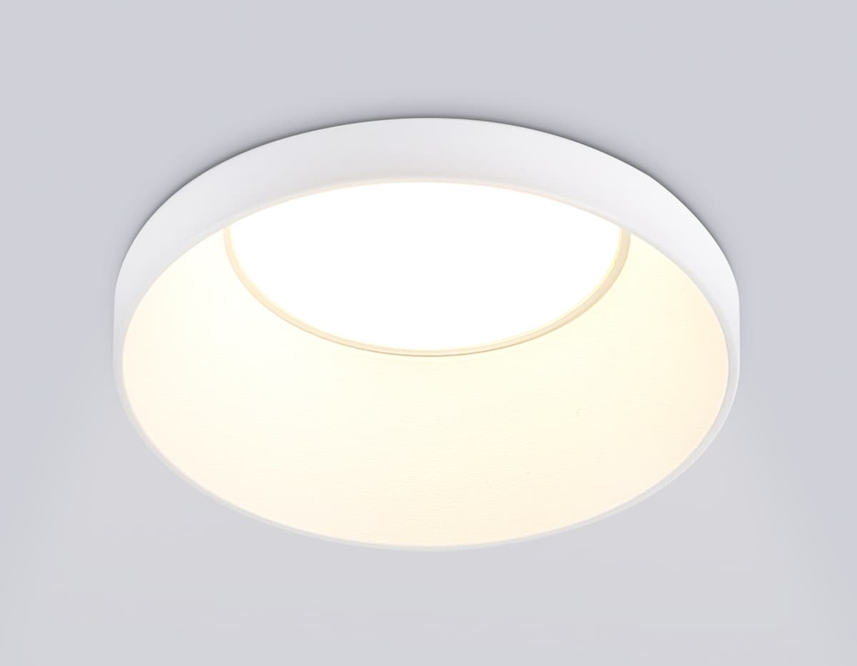 Встраиваемый точечный светильник GU5.3 TN102801 WH белый GU5.3 D71*34 Ambrella Light 9