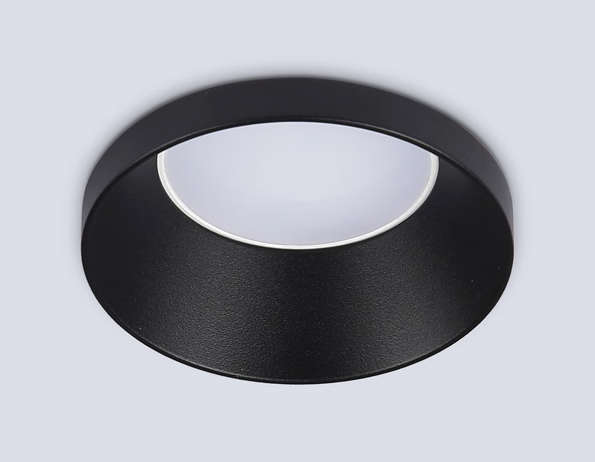 Встраиваемый точечный светильник GU5.3 TN102802 BK черный GU5.3 D71*34 Ambrella Light 10