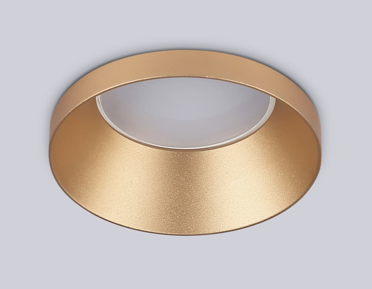Встраиваемый точечный светильник GU5.3 TN102803 GD золото GU5.3 D71*34 Ambrella Light 10