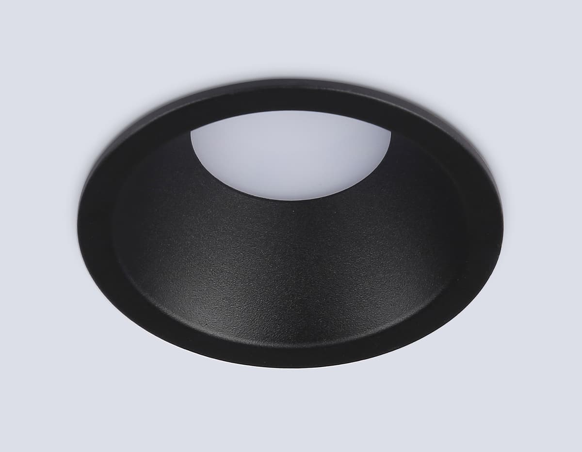 Встраиваемый точечный светильник GU5.3 TN102806 BK черный GU5.3 D81*50 Ambrella Light 10