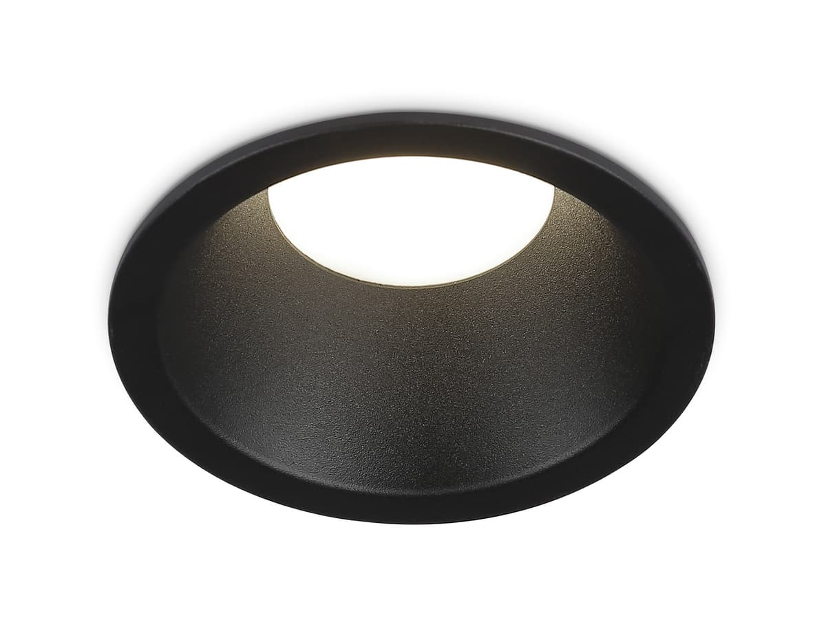 Встраиваемый точечный светильник GU5.3 TN102806 BK черный GU5.3 D81*50 Ambrella Light 8
