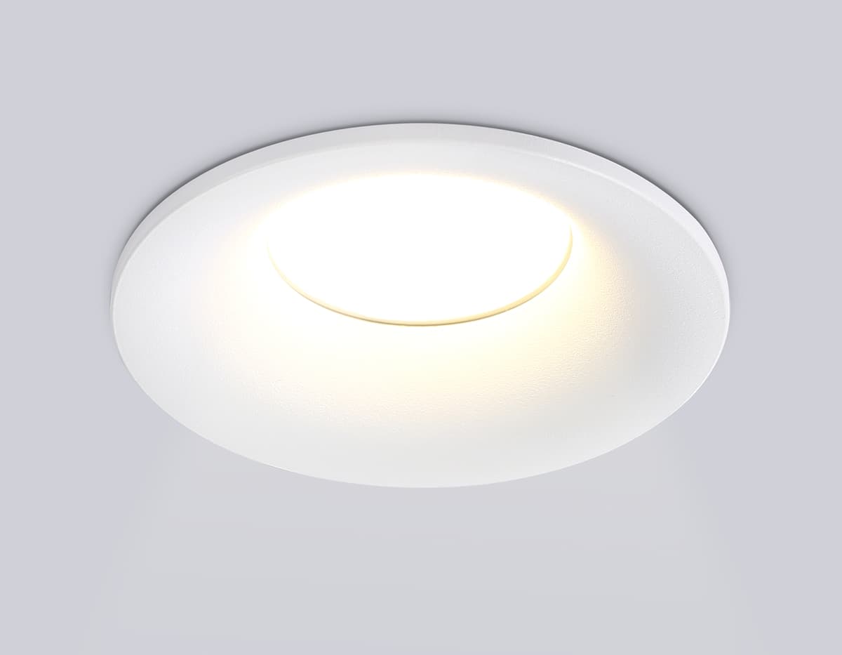 Встраиваемый точечный светильник GU5.3 TN102808 WH белый GU5.3 D90*35 Ambrella Light 9