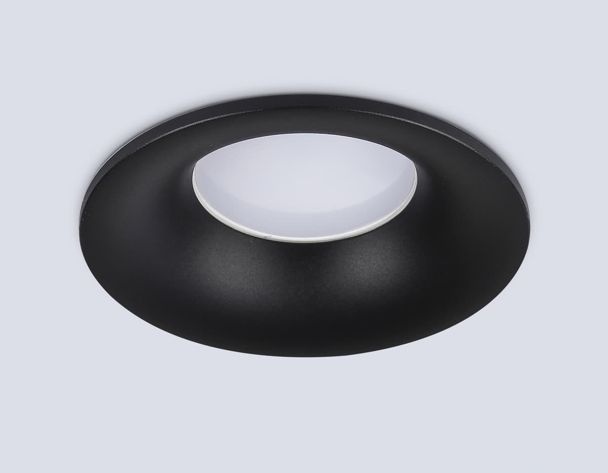 Встраиваемый точечный светильник GU5.3 TN102809 BK черный GU5.3 D90*35 Ambrella Light 10