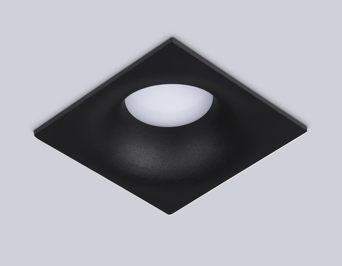 Встраиваемый точечный светильник GU5.3 TN102812 BK черный GU5.3 85*85*35 Ambrella Light 10