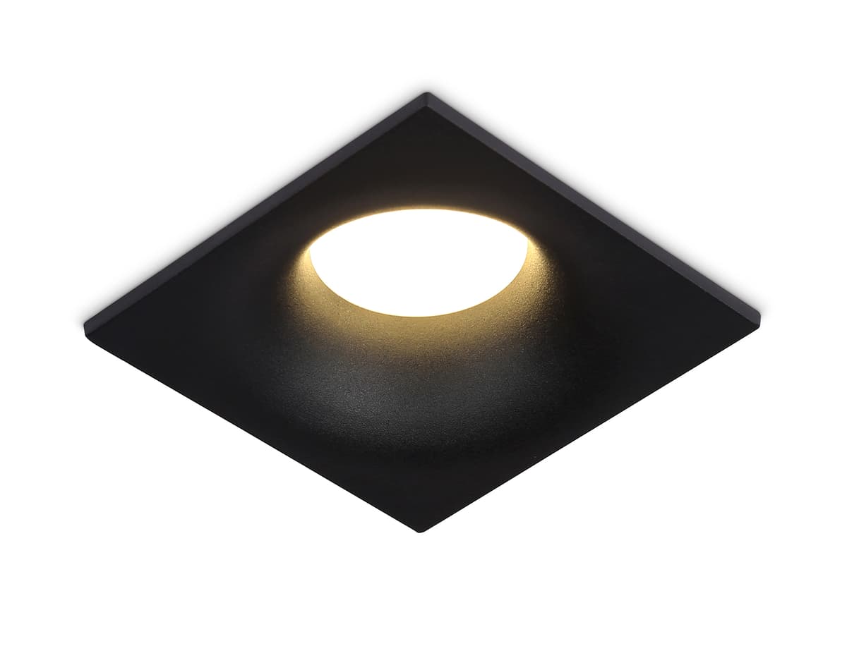 Встраиваемый точечный светильник GU5.3 TN102812 BK черный GU5.3 85*85*35 Ambrella Light 8