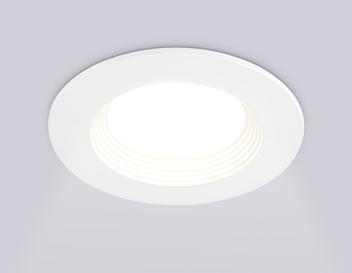 Встраиваемый точечный светильник GU5.3 TN102815 WH белый GU5.3 D80*28 Ambrella Light 9