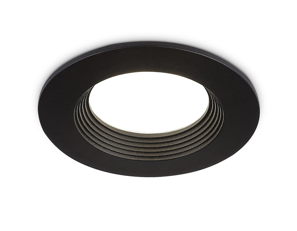 Встраиваемый точечный светильник GU5.3 TN102816 BK черный GU5.3 D80*28 Ambrella Light 8